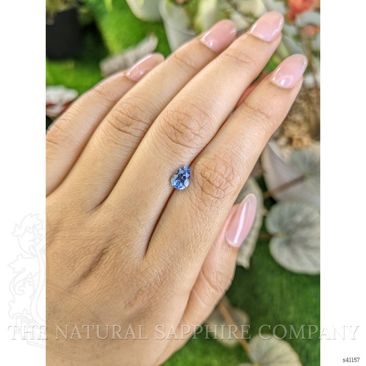 0.93 Ct. Blue Sapphire from Ceylon (Sri Lanka)