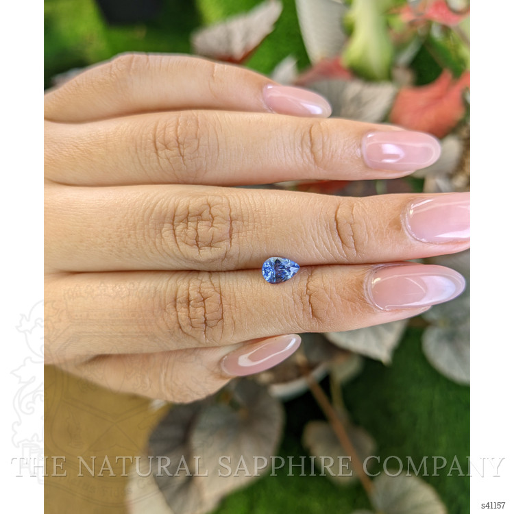 0.93 Ct. Blue Sapphire from Ceylon (Sri Lanka)