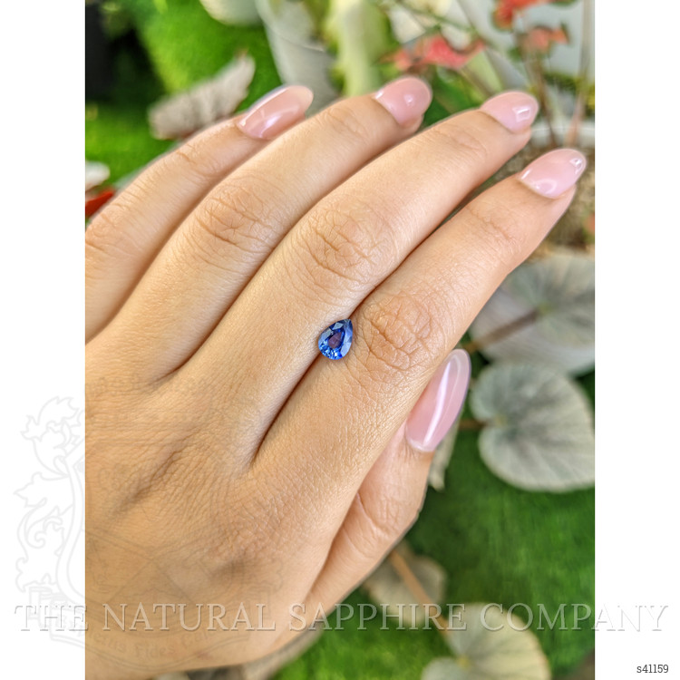 0.65 Ct. Blue Sapphire from Ceylon (Sri Lanka)