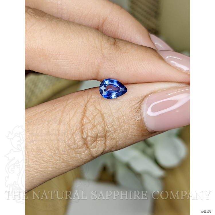 0.65 Ct. Blue Sapphire from Ceylon (Sri Lanka)