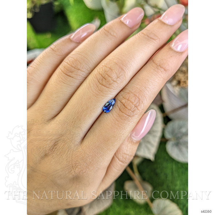 0.65 Ct. Blue Sapphire from Ceylon (Sri Lanka)
