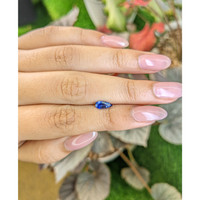 0.65 Ct. Blue Sapphire from Ceylon (Sri Lanka) Life Style