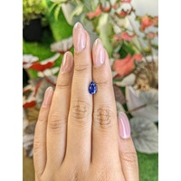 1.55 Ct. Blue Sapphire from Ceylon (Sri Lanka) Life Style