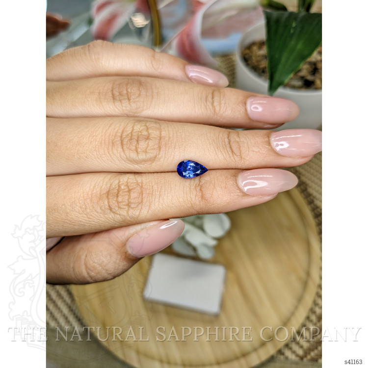1.55 Ct. Blue Sapphire from Ceylon (Sri Lanka)