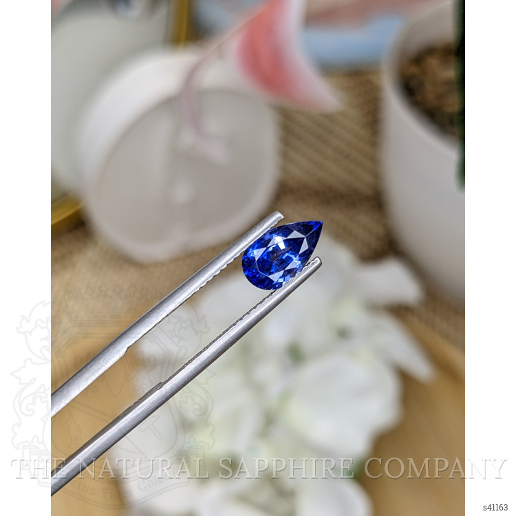 1.55 Ct. Blue Sapphire from Ceylon (Sri Lanka)