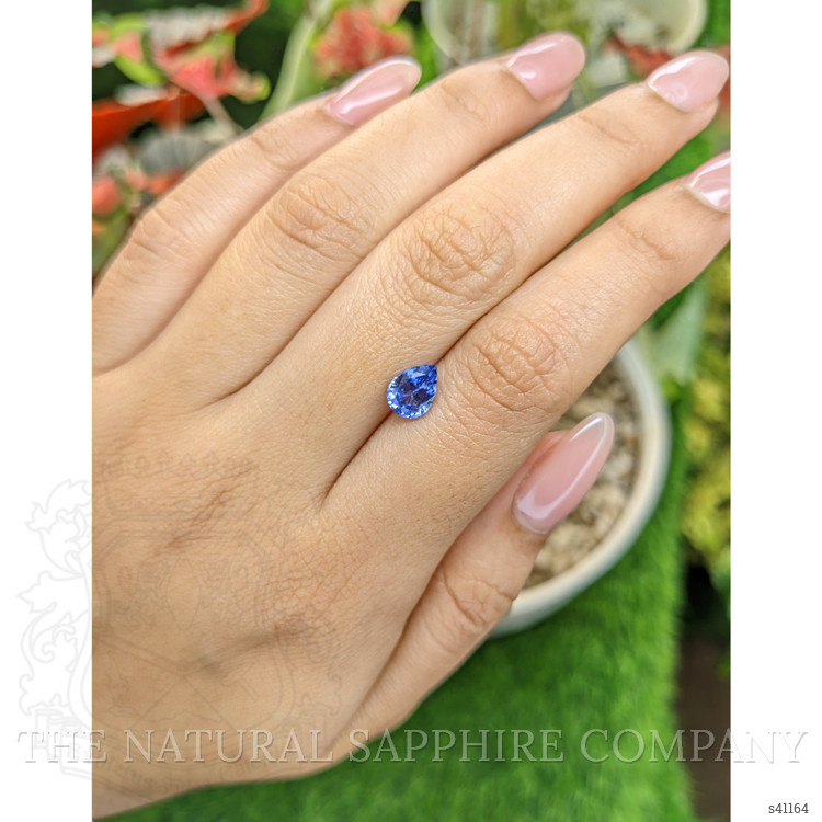 1.43 Ct. Blue Sapphire from Ceylon (Sri Lanka)