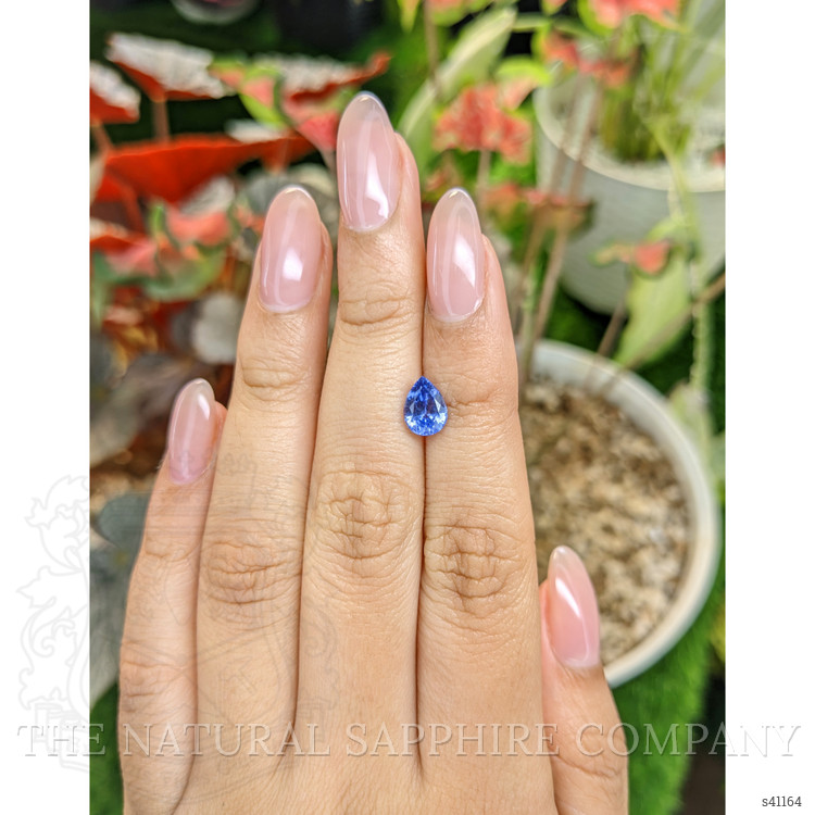 1.43 Ct. Blue Sapphire from Ceylon (Sri Lanka)