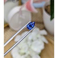1.43 Ct. Blue Sapphire from Ceylon (Sri Lanka) Life Style