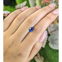 1.43 Ct. Blue Sapphire from Ceylon (Sri Lanka) Life Style
