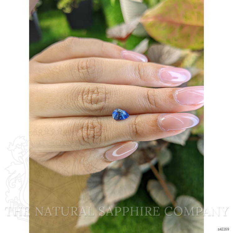 1.32 Ct. Blue Sapphire from Ceylon (Sri Lanka)