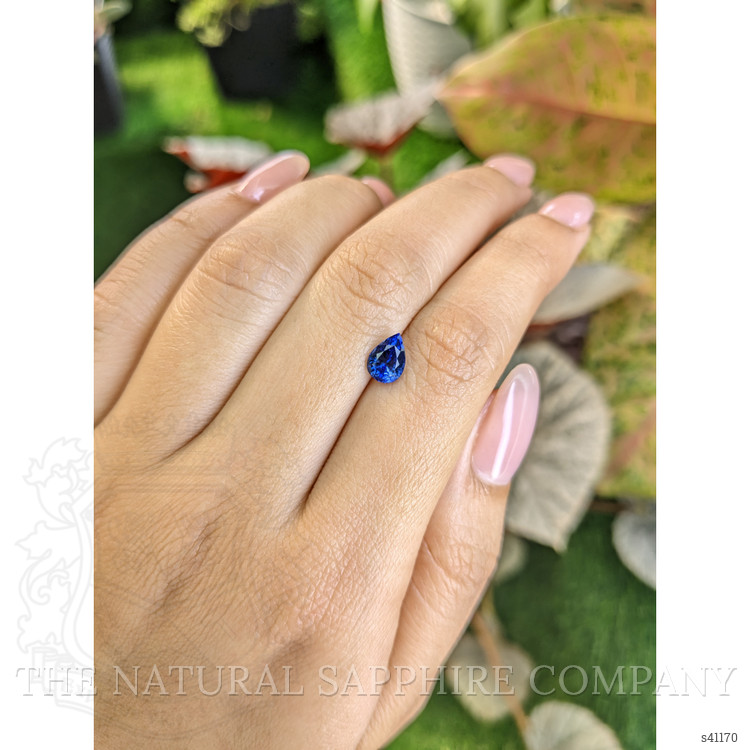 1.35 Ct. Blue Sapphire from Ceylon (Sri Lanka)