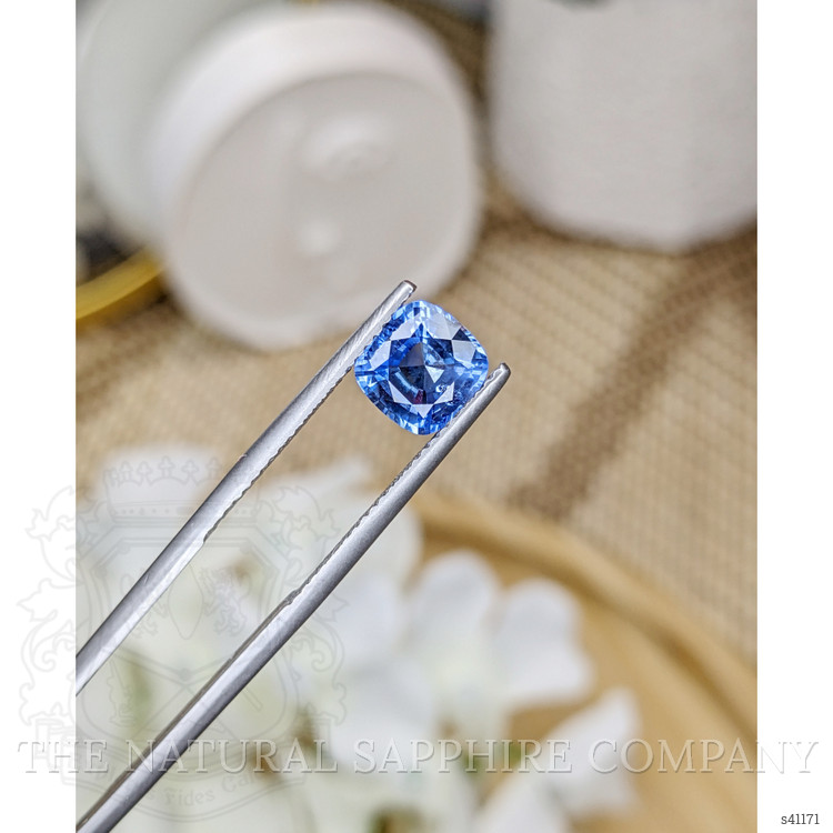 1.68 Ct. Blue Sapphire from Ceylon (Sri Lanka)