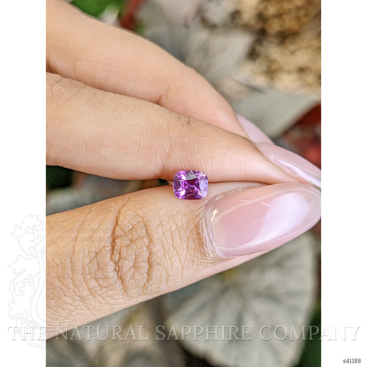 0.68 Ct. Pinkish Purple Sapphire from Ceylon (Sri Lanka)