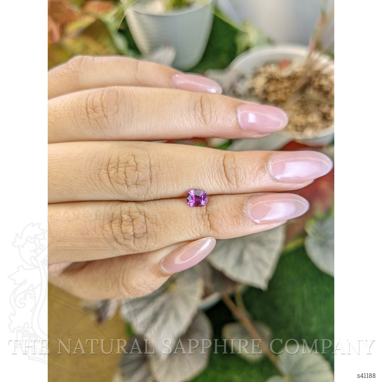 0.68 Ct. Pinkish Purple Sapphire from Ceylon (Sri Lanka)