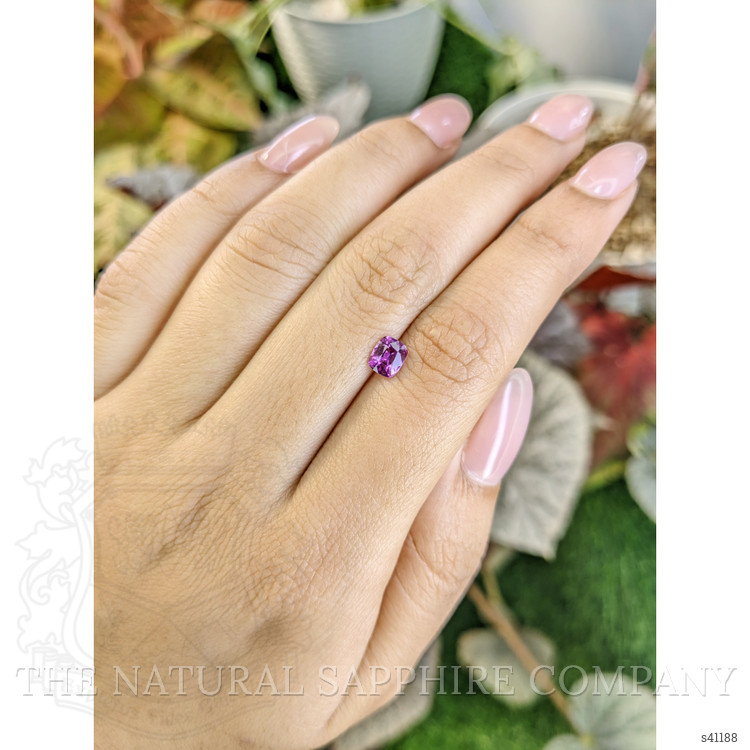 0.68 Ct. Pinkish Purple Sapphire from Ceylon (Sri Lanka)