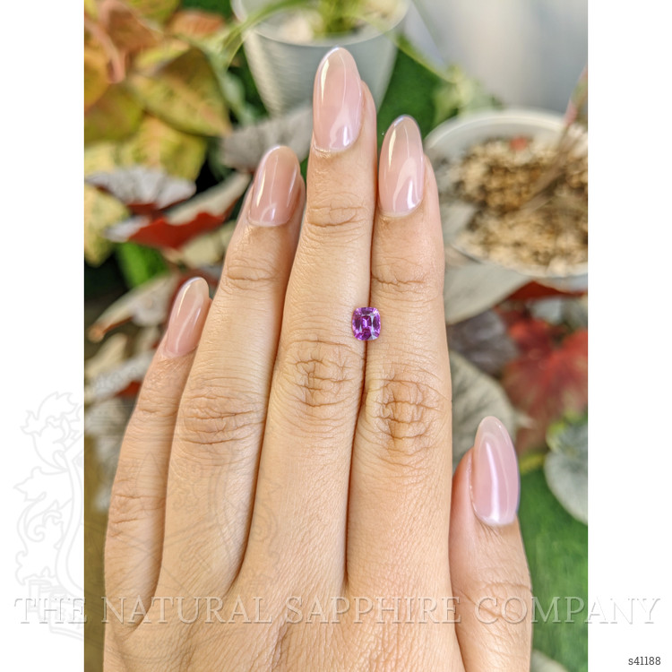 0.68 Ct. Pinkish Purple Sapphire from Ceylon (Sri Lanka)