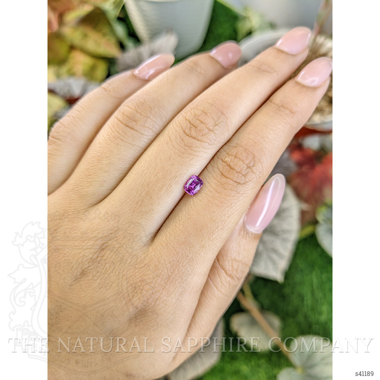 0.59 Ct. Pinkish Purple Sapphire from Ceylon (Sri Lanka)