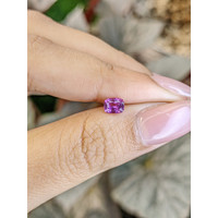 0.59 Ct. Pinkish Purple Sapphire from Ceylon (Sri Lanka) Life Style