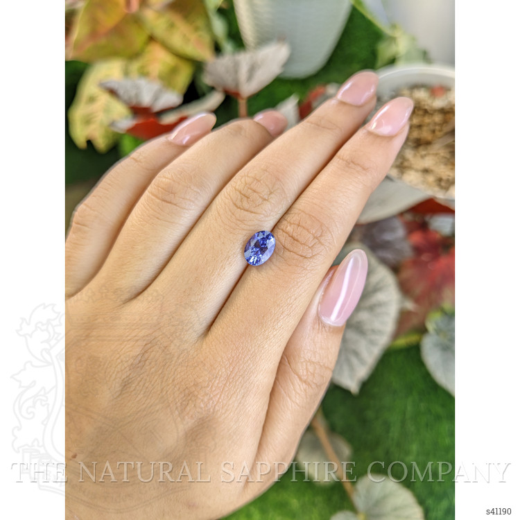 2.05 Ct. Blue Sapphire from Ceylon (Sri Lanka)