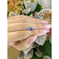 2.05 Ct. Blue Sapphire from Ceylon (Sri Lanka) Life Style
