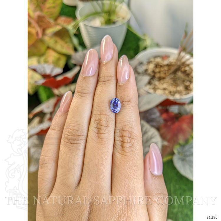 2.05 Ct. Blue Sapphire from Ceylon (Sri Lanka)