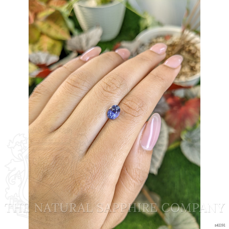1.65 Ct. Violet Sapphire from Ceylon (Sri Lanka)
