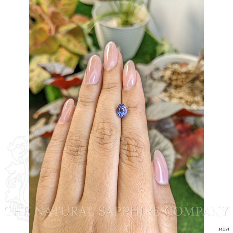 1.65 Ct. Violet Sapphire from Ceylon (Sri Lanka)