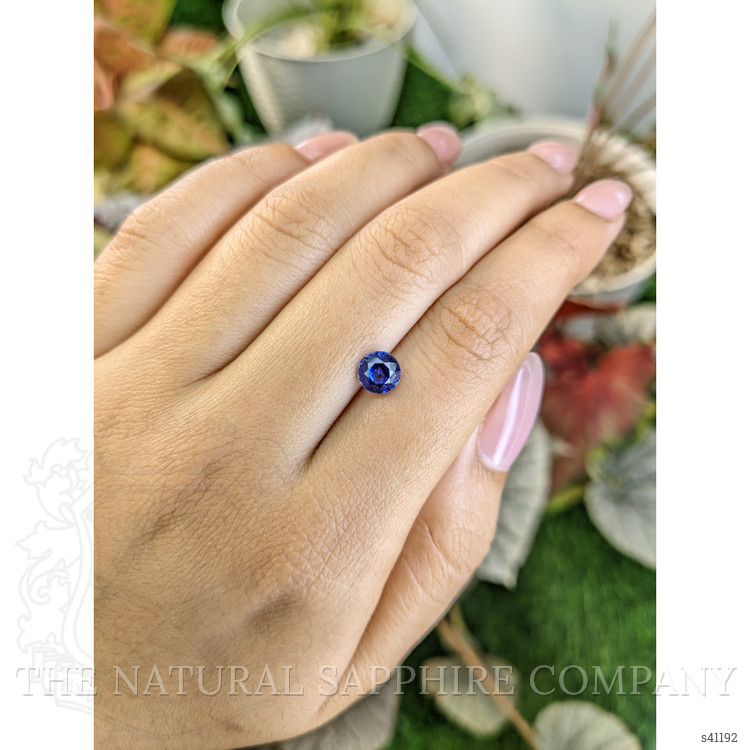 1.21 Ct. Blue Sapphire from Ceylon (Sri Lanka)