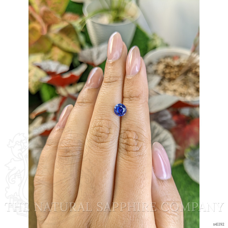 1.21 Ct. Blue Sapphire from Ceylon (Sri Lanka)