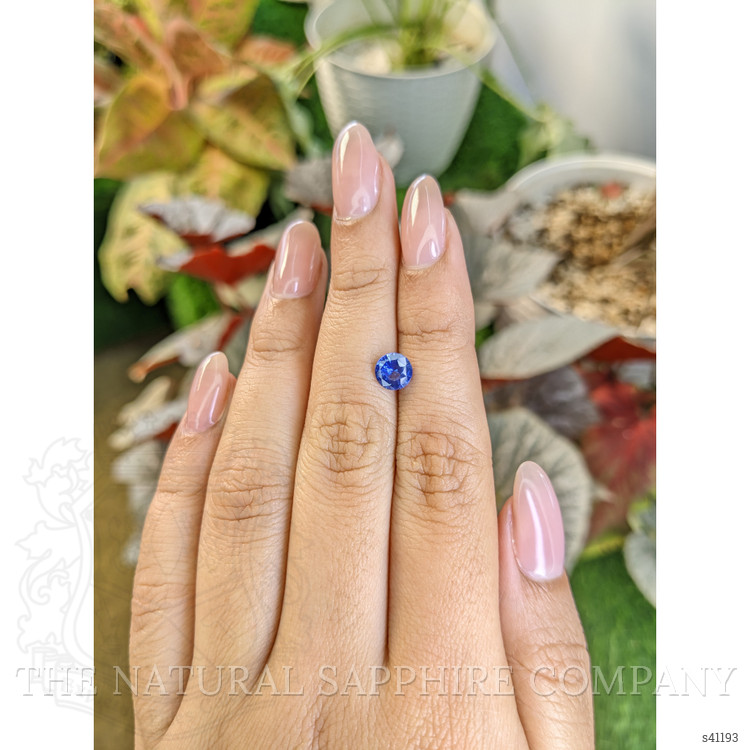 1.03 Ct. Blue Sapphire from Ceylon (Sri Lanka)