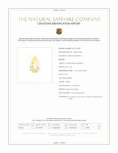 2.33 Ct. Yellow Sapphire from Ceylon (Sri Lanka) Scan Report