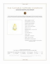 2.33 Ct. Yellow Sapphire from Ceylon (Sri Lanka) Scan Report