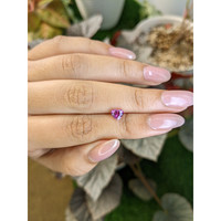 1.01 Ct. Purplish Pink Sapphire from Ceylon (Sri Lanka) Life Style