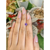 1.02 Ct. Pinkish Purple Sapphire from Ceylon (Sri Lanka) Life Style