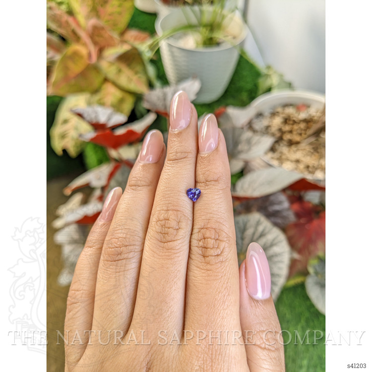 0.64 Ct. Purple Sapphire from Ceylon (Sri Lanka)