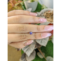 0.64 Ct. Purple Sapphire from Ceylon (Sri Lanka) Life Style