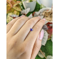 0.64 Ct. Purple Sapphire from Ceylon (Sri Lanka) Life Style