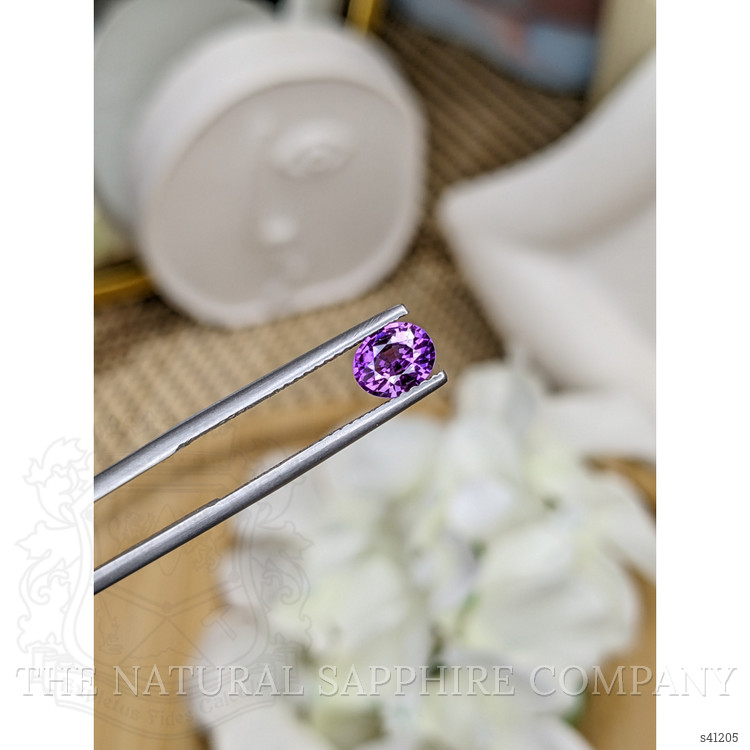 0.82 Ct. Pinkish Purple Sapphire from Ceylon (Sri Lanka)