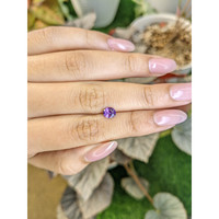 0.82 Ct. Pinkish Purple Sapphire from Ceylon (Sri Lanka) Life Style