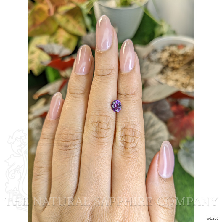 0.82 Ct. Pinkish Purple Sapphire from Ceylon (Sri Lanka)