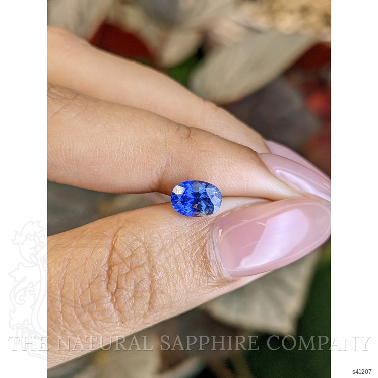 1.28 Ct. Blue Sapphire from Ceylon (Sri Lanka)