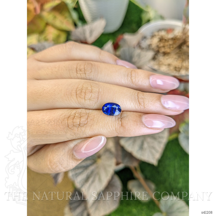 3.05 Ct. Blue Sapphire from Ceylon (Sri Lanka)