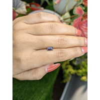 0.81 Ct. Pinkish Purple Sapphire from Ceylon (Sri Lanka) Life Style
