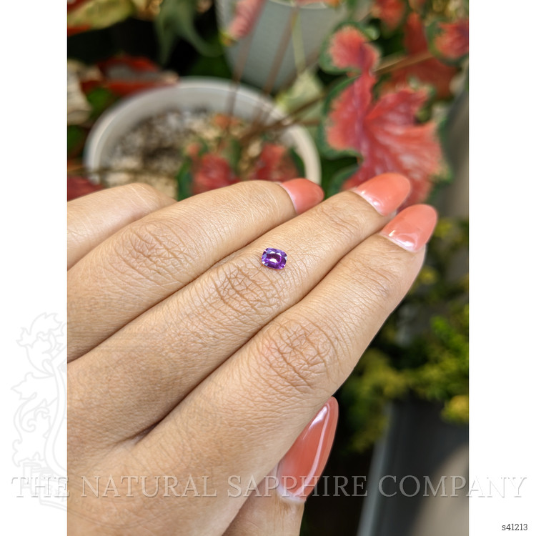0.38 Ct. Pinkish Purple Sapphire from Ceylon (Sri Lanka)