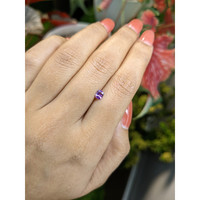 0.38 Ct. Pinkish Purple Sapphire from Ceylon (Sri Lanka) Life Style