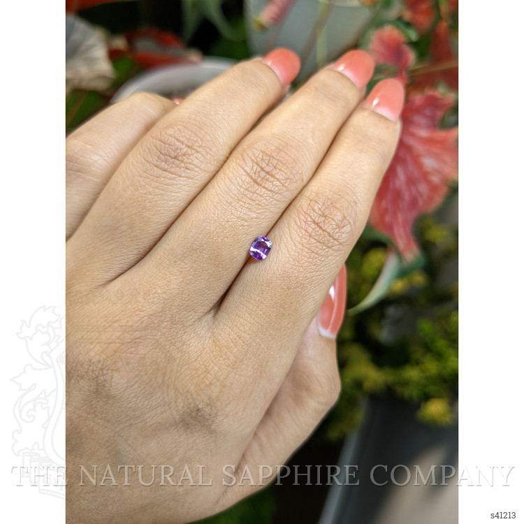 0.38 Ct. Pinkish Purple Sapphire from Ceylon (Sri Lanka)