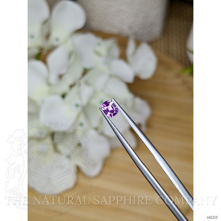 0.38 Ct. Pinkish Purple Sapphire from Ceylon (Sri Lanka)