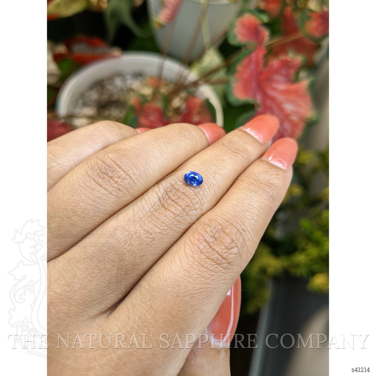 0.52 Ct. Blue Sapphire from Ceylon (Sri Lanka)