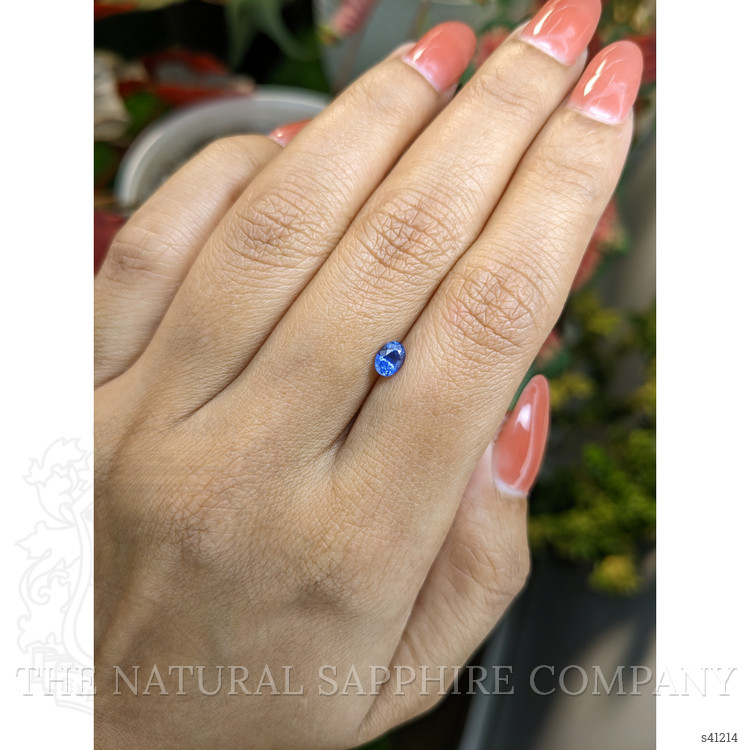 0.52 Ct. Blue Sapphire from Ceylon (Sri Lanka)