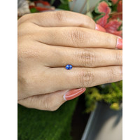 0.52 Ct. Blue Sapphire from Ceylon (Sri Lanka) Life Style